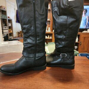 Black boots, small heel ,sz 11